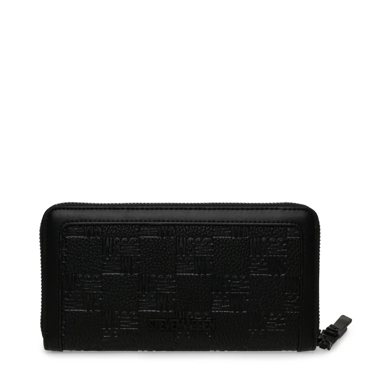 ستيف مادن Steve madden lythe black/black wallet women's wallets